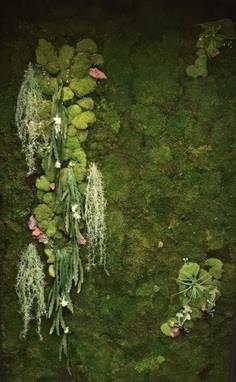 Green moss creations een natuurlijke sfeer met een persoonlijk logo - Maatwerk product, leverbaar in alle gewenste afmetingen - Eenvoudige montage aan de wand - Toepassing van dit product alleen