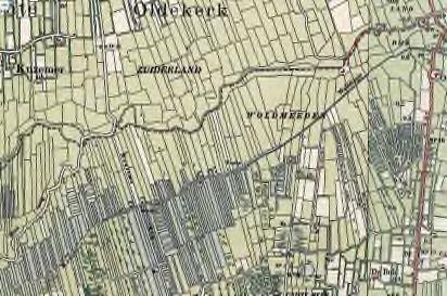 Het gebied tussen de Zuiderdijk en de Westerdijk was in gebruik als akkerland. Hier is sprake van drie van oorsprong middeleeuwse huiswierden.