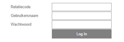 Inloggen Om in te loggen op het nijssen portaal gaat u naar de website www.nijssen.com/portal. Het inlogscherm, als in onderstaande afbeelding, verschijnt.