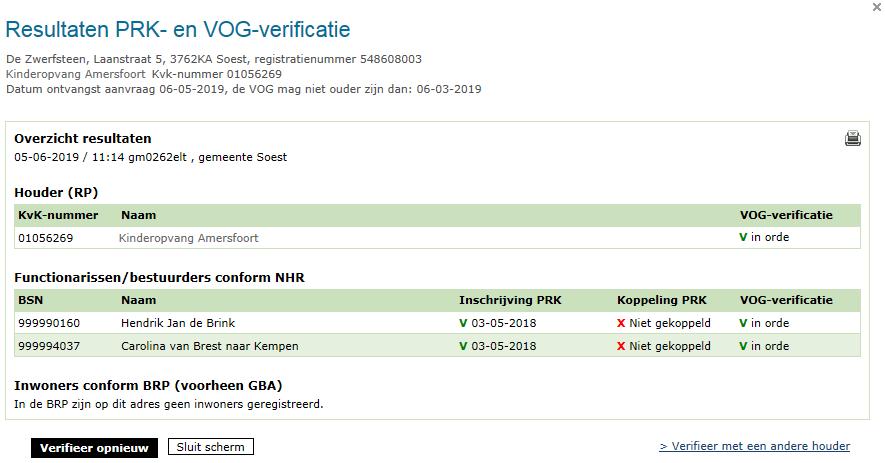 Let op: - De inschrijving in het PRK en de VOG-verificatie van de bestuurders moeten in orde zijn bij het indienen van een aanvraag.