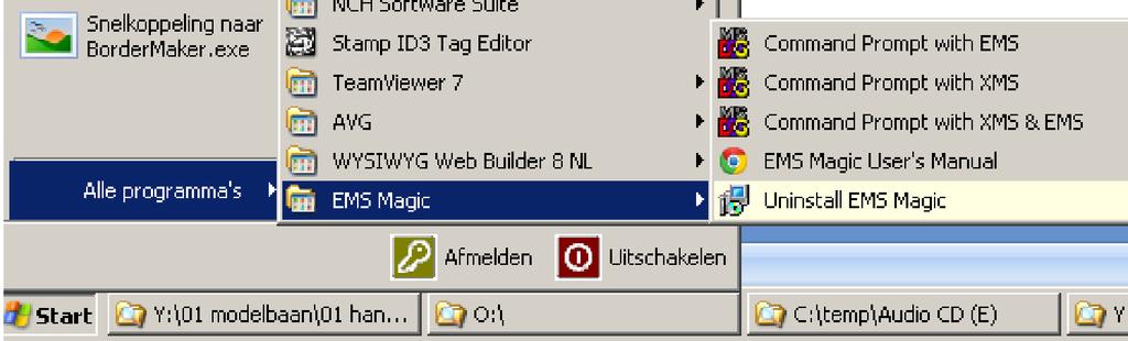 Mocht SOFTLOK desondanks nog niet willen draaien onder XP! Probeer dan eens EMSMAGIC, kunt u downloaden op www.emsmagic.com Installeer de exe variant.