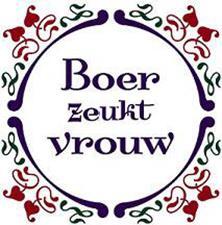 Boer zeukt Vrouw IX Maondaag 27 fibberwari wuurt in den Boostenhaof veur de negende kièr Boer zeukt Vrouw gehalde.