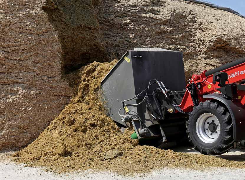 SCHÄFFER 3550 T 3550 T: DE COMPACTE TELESCOOPWIELLADER VOOR DE STRENGSTE VEREISTEN De 3550 T is steeds de juiste keuze wanneer stuwkracht, compactheid en hefhoogte de criteria zijn.