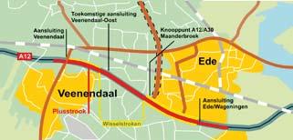 Praktijkvoorbeeld Aanleg van plusstroken A12 Voor de aanleg van plusstroken op de A12 tussen Veenendaal en Ede zijn regelscenario s opgesteld om het verkeer van buiten en