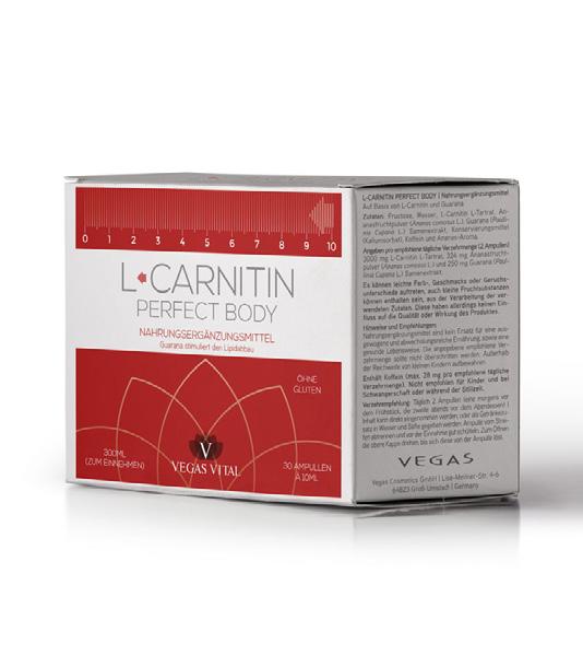 L-Carnitin Perfect Body MET L-CARNITINE EN GUARANA L-Carnitin Perfect Body is een voedingssupplement op basis van L-carnitina en guarana dat helpt om gewicht te verliezen.