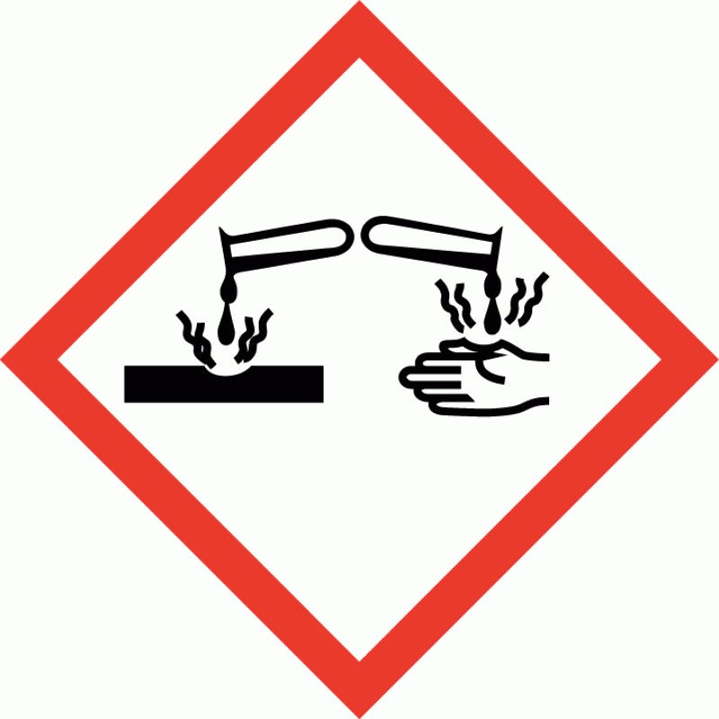Pictogram Signaalwoord Gevarenaanduiding Veiligheidsaanbeveling Bevat Detergent etikettering Aanvullende veiligheidsaanbevelingen Gevaar H290 Kan bijtend zijn voor metalen.