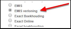 Export: Emis verloning De Emis verloningsexport vanuit Ons Administratie maakt het mogelijk om verloningsgegevens te exporteren.