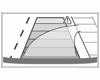 Rijden en bediening 195 Waarschuwingssymbolen Waarschuwingssymbolen zijn op het beeld weergegeven als driehoekjes 9 en geven obstakels aan die door de achtersensoren