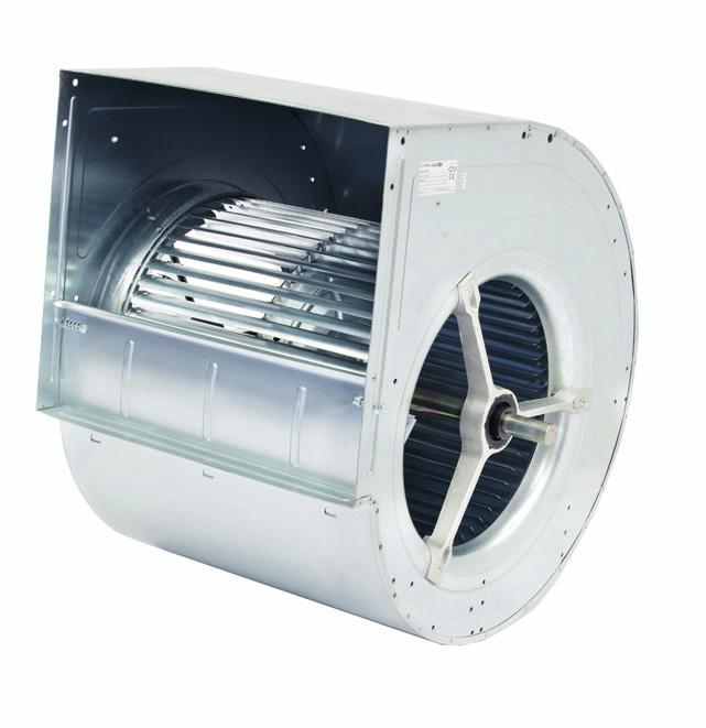 Ventilator: type DA EC / 0-10 Volt regelbaar Direct gedreven ventilator met EC motor IP55/V5 - variabele luchtsnelheid* Zie pagina 12 en 13 voor een bijbehorende standenregelaar * EC motoren voor