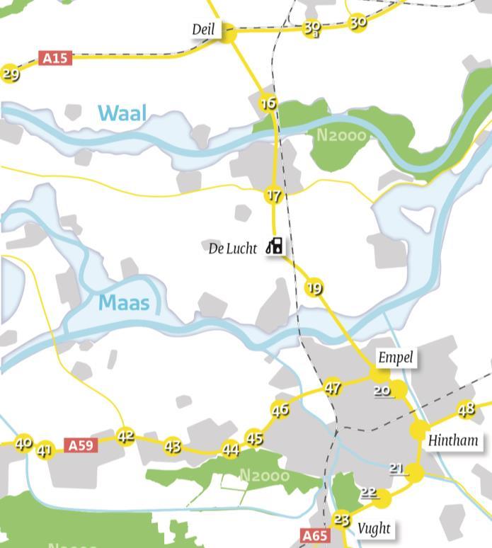 OPLOSSINGSRICHTING 18: VERBETEREN NOORD-ZUIDVERBINDING TEN WESTEN VAN A2 Beschrijving huidige situatie en probleemanalyse Doordat op diverse locaties vertraging kan optreden op de A2, ondervindt het