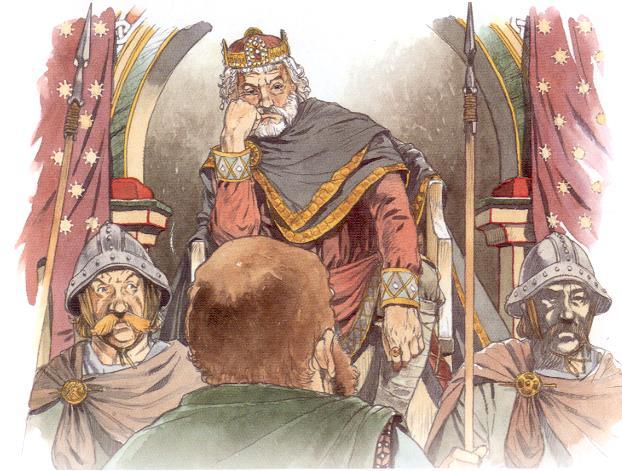 Schrijf: dood / Karel de Grote / christen / groot In het jaar 700 was koning de baas Hij wilde dat iedereen was Als je geen