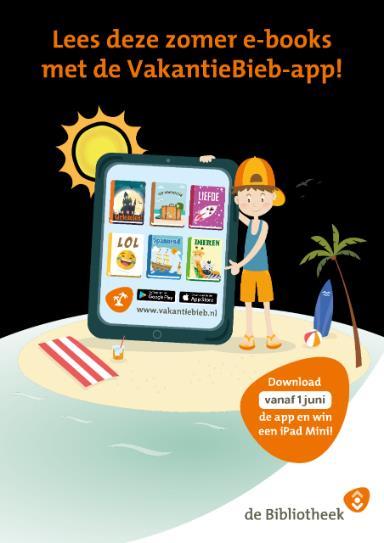 De VakantieBieb is nu open met 30 e-books voor kinderen en jongeren.