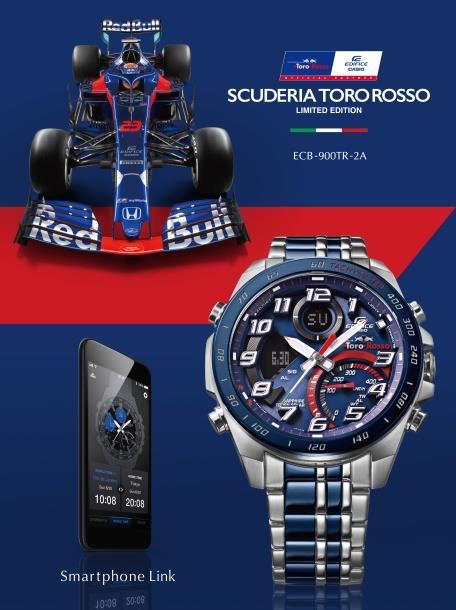 CASIO introduceert nieuwe samenwerkingsmodellen met Scuderia Toro Rosso-raceteam Modellen tonen het plezier van de autosport Amstelveen, 13 maart 2019 Casio Computer Co Ltd introduceert de nieuwe