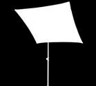 De Olivia parasol is voorzien van een 2-delige stok en is in verstelbaar. KATIE beschrijving code afmeting kleuren stokdikte Ø - baleinen prijs Doek: Dralon.