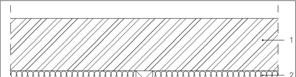 Voor het plaatsen van de eerste CEDRAL LAP wordt gebruik gemaakt van een startstrip (in dezelfde dikte als de CEDRAL LAP en met dezelfde hoogte als de overlap).