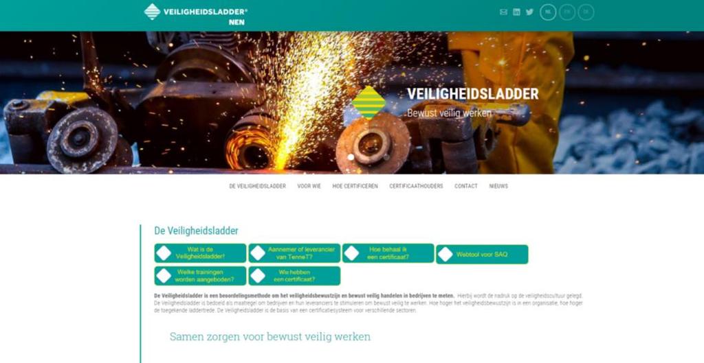 Meer informatie Veiligheidsladder www.