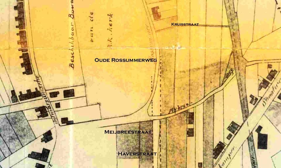 Timeline 1924 Plattegrond Een stratenplan van circa 1924.