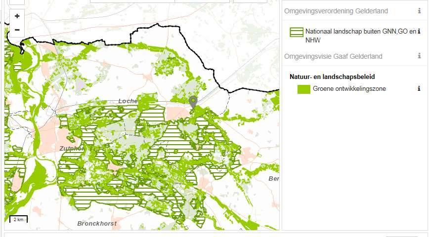 Kaart groene