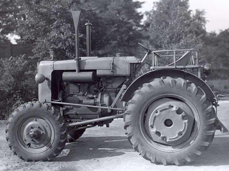 uitgevoerd met een Guldner motor en later kwam er een MAN motor in. In 1955 werd de productie van de trekkers verplaatst van Nurenberg naar Munchen en kwam er een serie nieuwe MAN motoren op de markt.