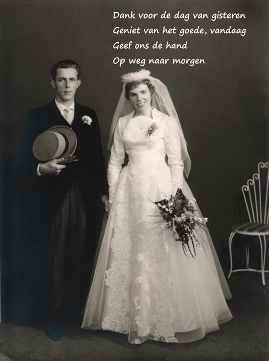 Aanstaande zaterdag 13 juli zijn onze ouders, schoonouders, opa en oma Wiel en Gerda van Rens 50 jaar getrouwd! Van harte gefeliciteerd!