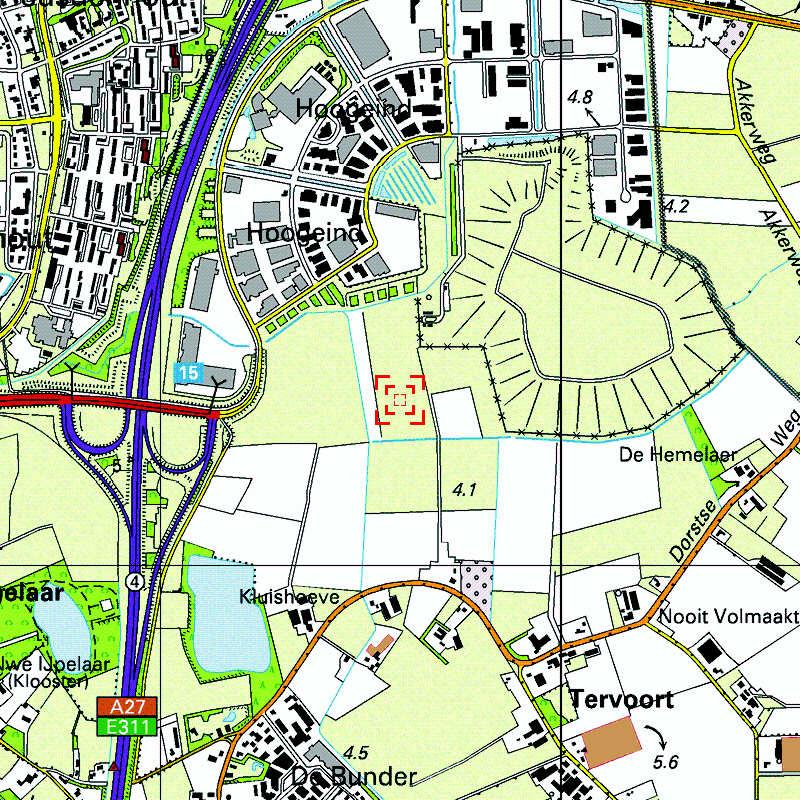 Omgevingskaart Klantreferentie: NC2 m 25 m 625 m Deze kaart is noordgericht.