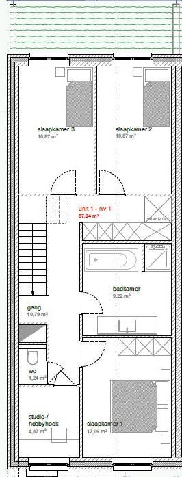 lichtstraat Lot gezinswoning (winddicht) opp grond m² bruto opp m² grond * constructiewaarde excl.