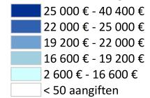 Brussels Gewest Vlaanderen Wallonië België Bron: FOD Economie, Fiscale statistieken, 2016 Cartografie: Observatorium voor Gezondheid