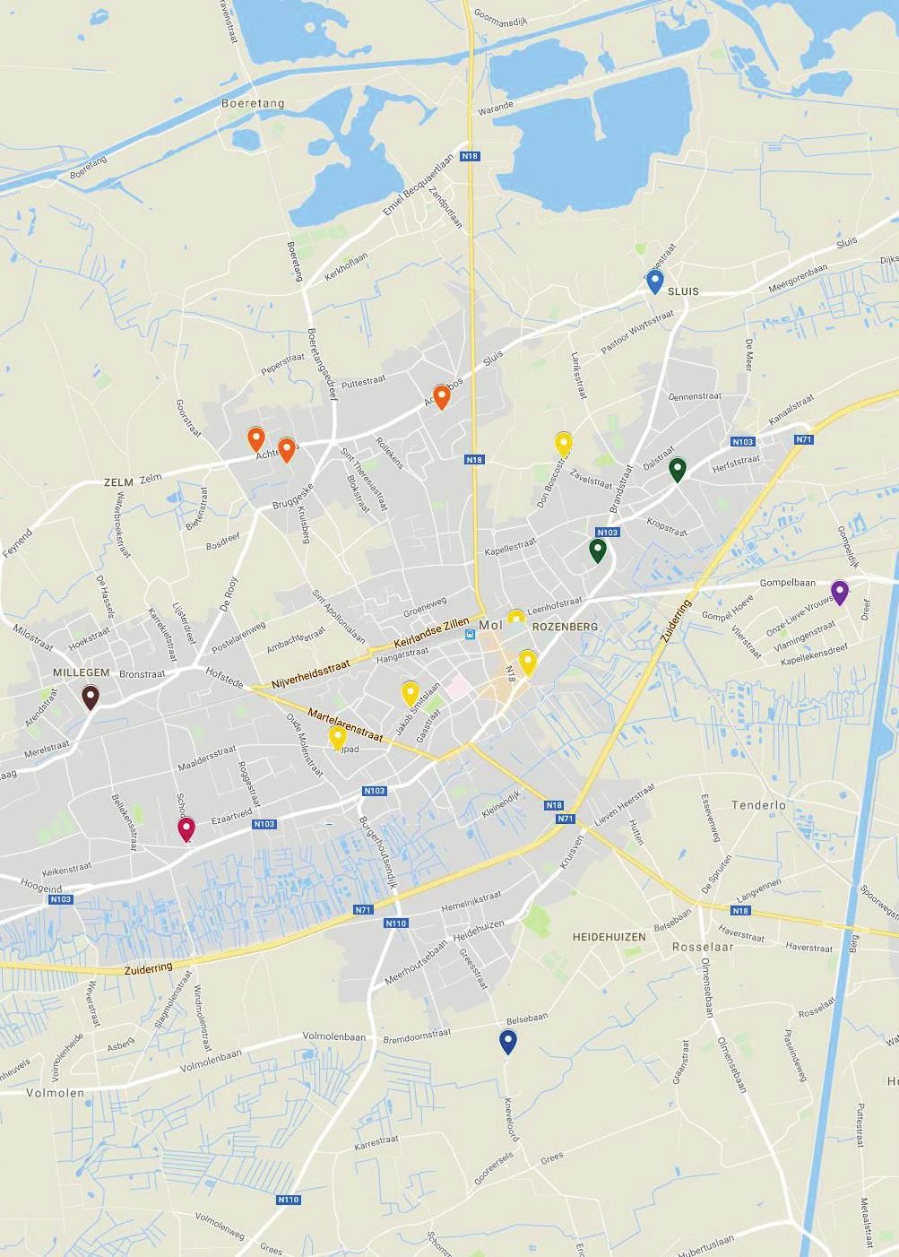 Kleuter en lager onderwijs Vrije basisschool Stapsteen Vrij kleuteronderwijs De Toren Basisschool t Egeltje GO!