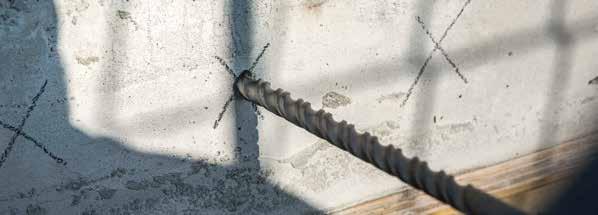 TECHNISCHE DETAILS BETON- EN STEENBOREN KWALITEITSKENMERKEN Bij boren in beton en metselwerk worden speciale betonen steenboren gebruikt.