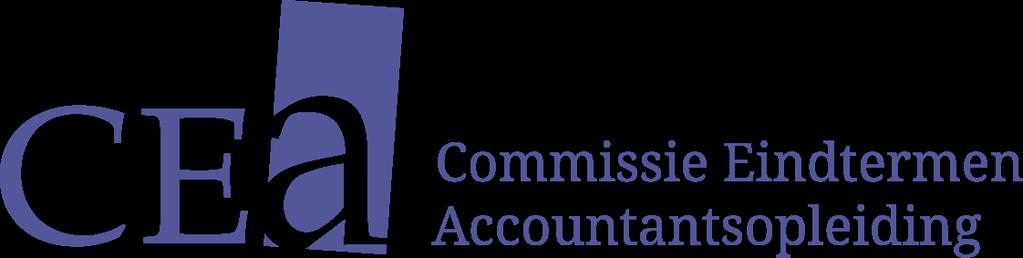 Eindtermen Accountantsopleiding (CEA). Meer informatie over de eindtermen voor de accountantsopleiding is beschikbaar op de website van de CEA: www.cea.