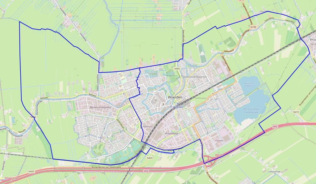 Bijlagen Grenzen van de wijkgemeenten Noord/West Centrum/Oost Toelichting op straten gelegen in beide wijken of op de grens met andere kerkelijke gemeenten: Straten Centrum/Oost Noord/West