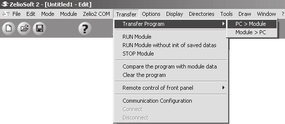 II Verbind de USB-kabel met de ZelioLogic.