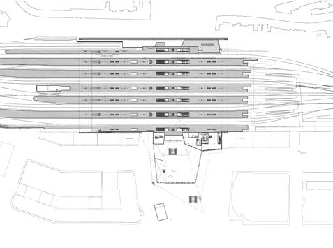 15 Tram 16 Busstation 17 Taxi + Kiss&Ride 18 Zonnecellen dak Situatie 19 Proveniersplein