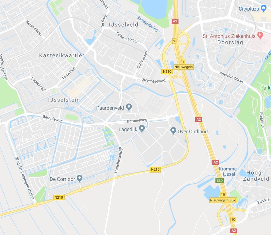 Locatie en bereikbaarheid IJsselstein is mede dankzij de centrale ligging in het land, dicht bij de rijkswegen A2, A12 en A27, een zeer