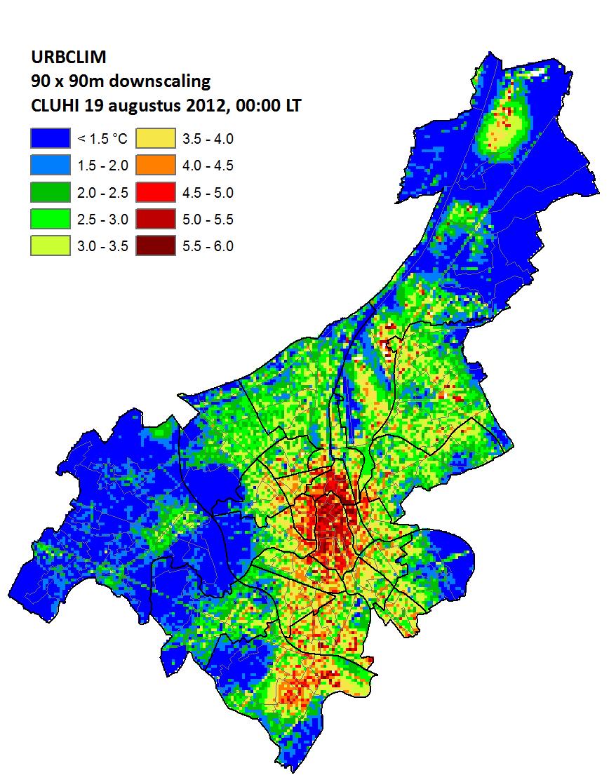 VULNERABILITY ASSESSMENT Heat study Gent-centre in summer at