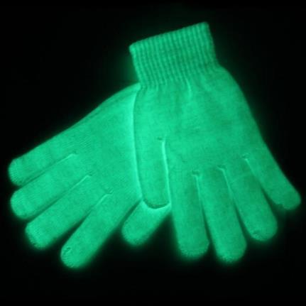 Oplichtende handschoenen 20423477 Uitstekend te gebruiken voor gebarentaal in het donker.