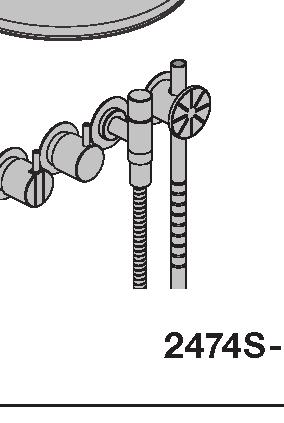 2471-081AP = Bedieningsknop NR21, omstelknop NR24G, handdouche en houder 070, hoofddouche 080, 3 rozetten Ø60 mm 001, 2001. 1.869,00 2.063,00 2.443,00 1.09 778,00 972,00 1.