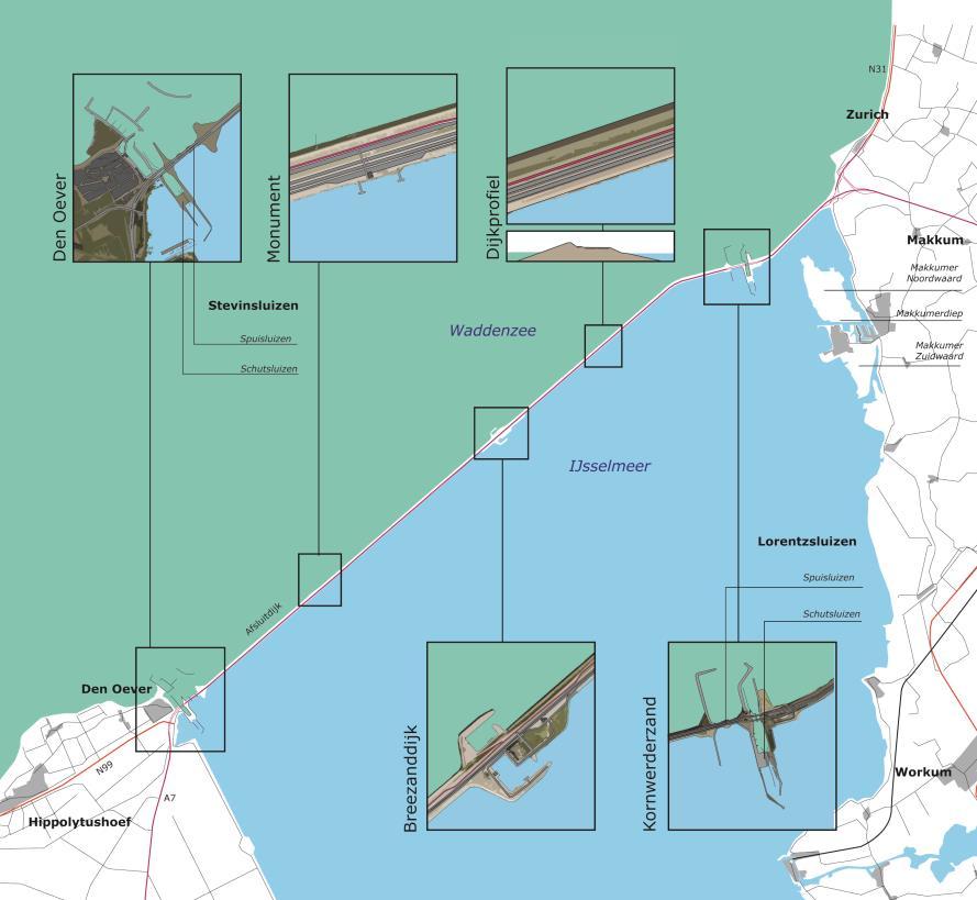 Opgave versterking Afsluitdijk Afgekeurd in 3e toetsronde op stabiliteit bekleding en hoogte/overslag. Opgave: - Beperking overslagdebiet tot maximaal 10 l/s/m.