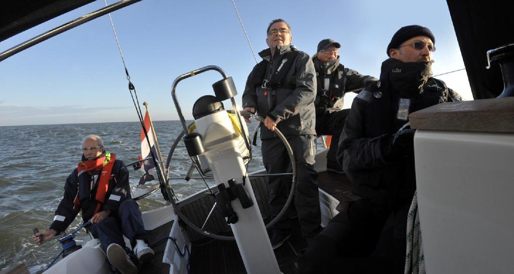 inkomende golven, met stroom, maken het sturen tot een volwaardige taak. Sjiek!