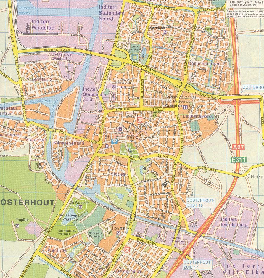 Door de pijl is de locatie aangegeven van de woning, dit is echter indicatief. Gemeente Oosterhout gaat in de komende jaren de Koningsdijk opknappen, beplanting aanbrengen en de bestrating vernieuwen.