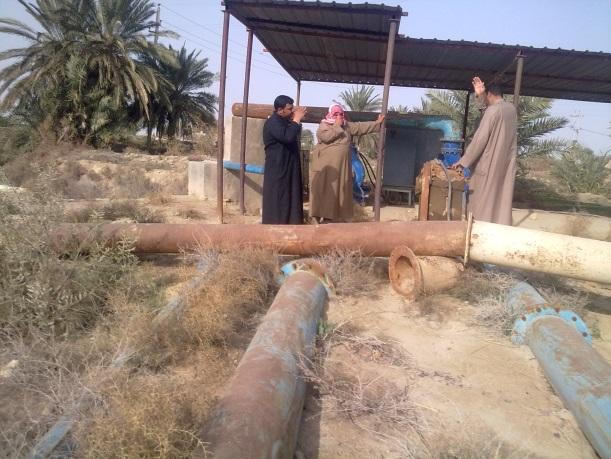 2. Irrigatiekanaal 2.1 Inleiding Het irrigatiekanaal ligt in Al-Darraji, een dorp in het district Khudhir, ongeveer 30 kilometer ten zuiden van Samawa. Van oudsher een zeer vruchtbaar landbouwgebied.
