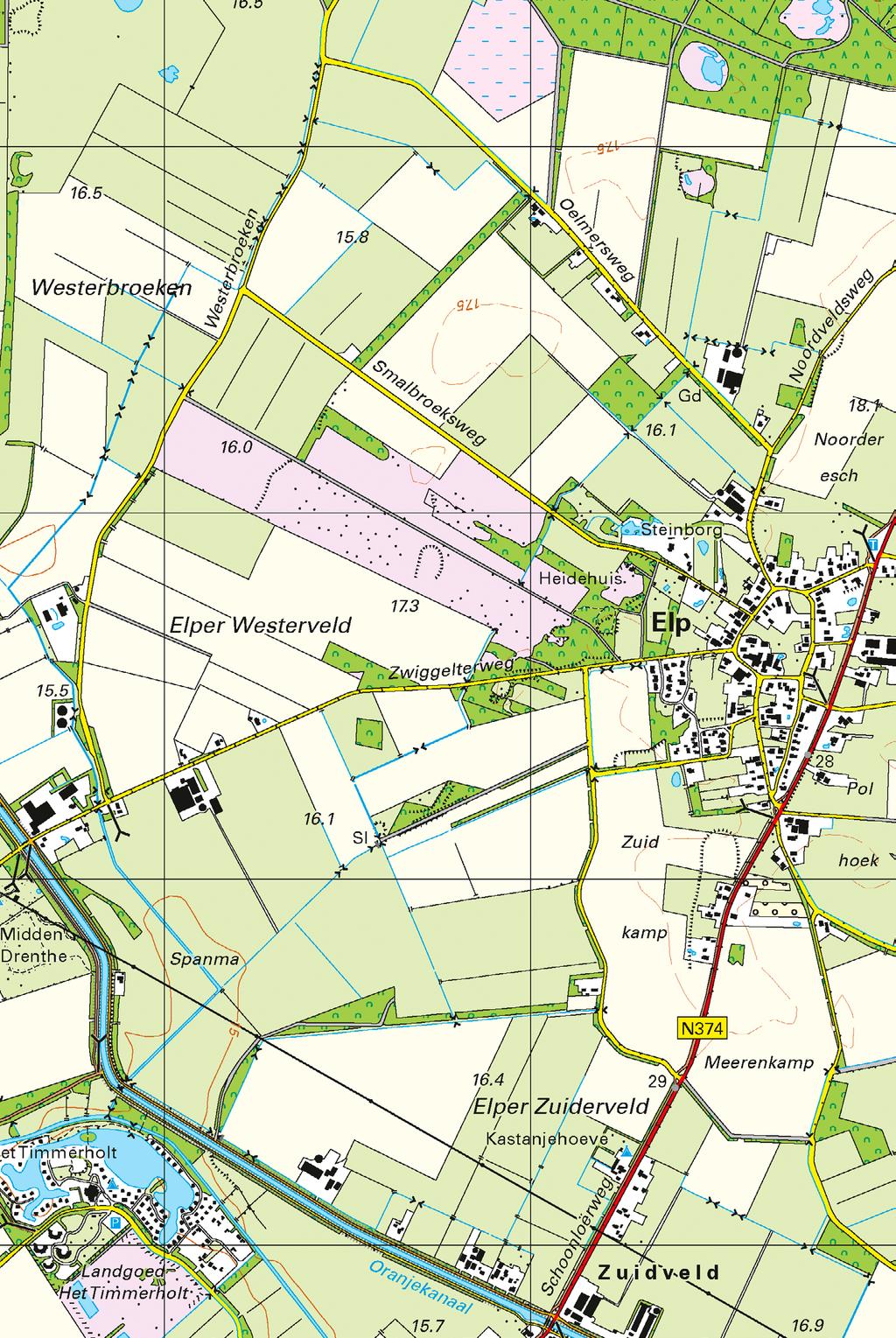 Route Elper Westerveld Tik op de nummers voor informatie 7 8 9 10 6 5