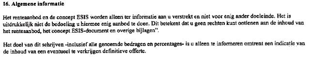 ( ) 2.4 Op 23 februari 2018 heeft Consument de overeenkomst getekend voor de verkoop van zijn oude woning. Daarbij is een financieringsvoorbehoud tot 23 maart 2018 overeengekomen. 2.5 Op 7 maart 2018 heeft Consument de hypotheekofferte getekend bij AEGON Hypotheken B.