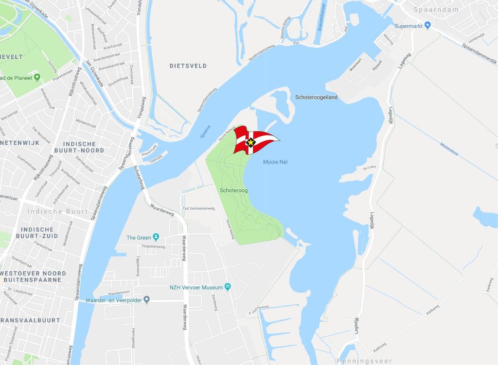 Aanhangsel B: Locatie en wedstrijdgebied Locatie: Haarlemsche Jachtclub Mooie Nelweg 101 2031 BV Haarlem