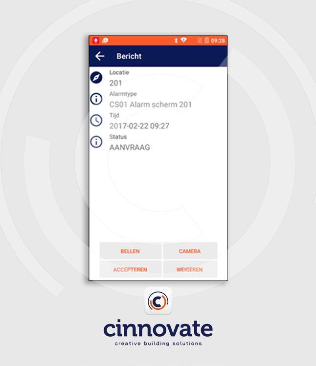 Productbeschrijving De Cinnovate Verpleegoproep App (CSL 500003) voor Android is een handige applicatie die kan worden geïnstalleerd op smartphones die voorzien zijn van Android als besturingssysteem.