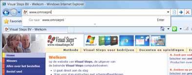 Dat is extra informatie om aan te geven dat het om een website gaat. Bij Internet Explorer hoeft u niet zelf http:// te typen.