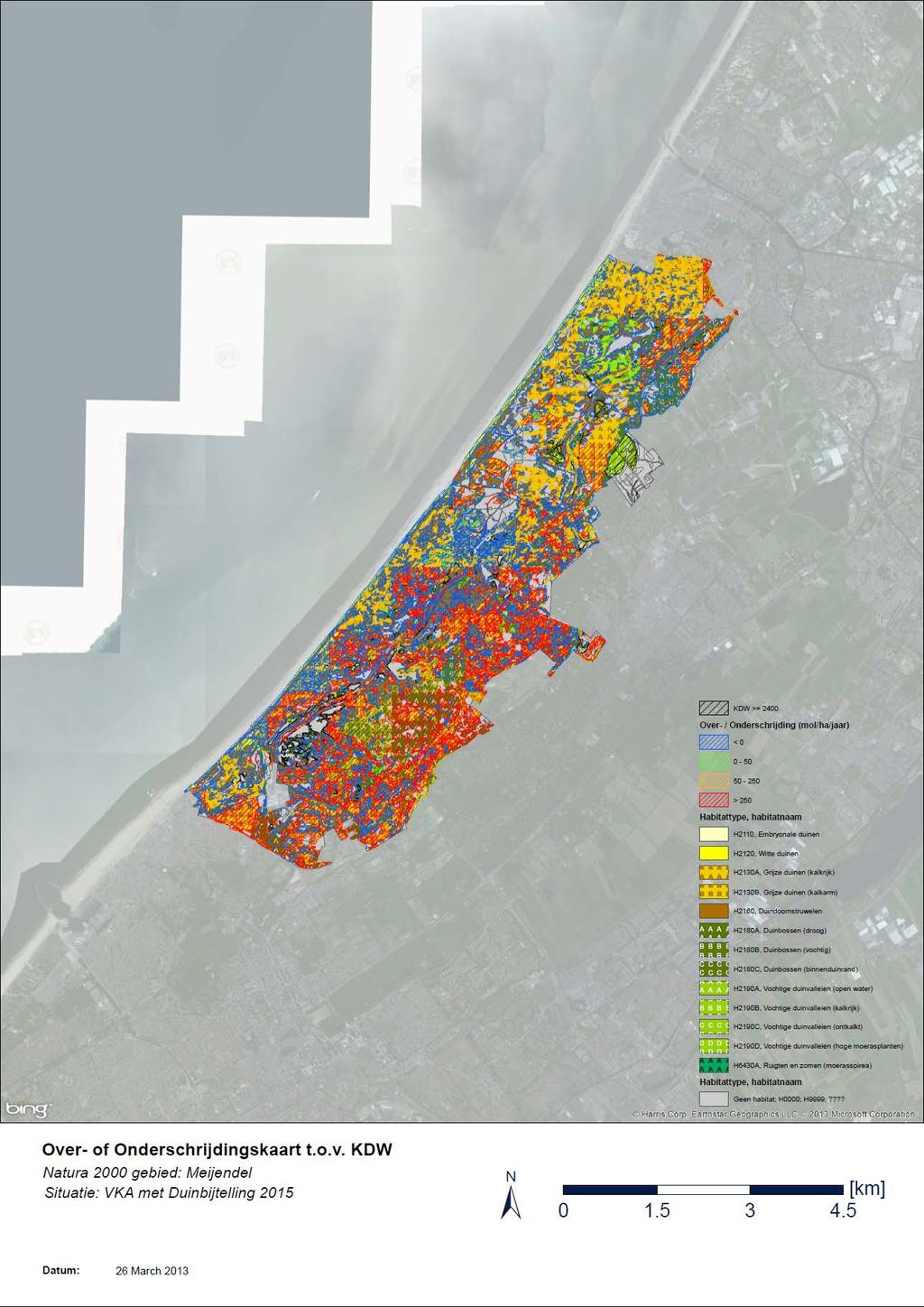 Kaart 6: Meijendel & Berkheide: voorkeursalternatief