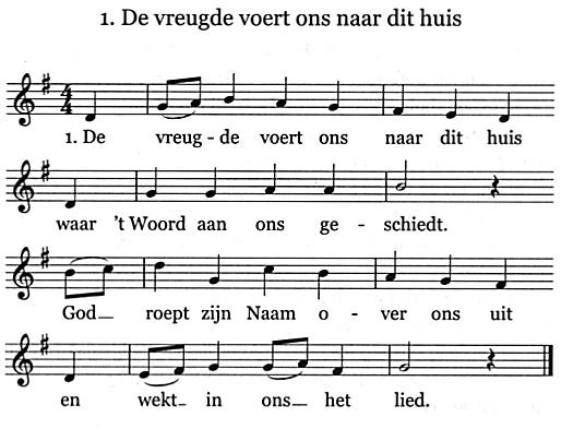 Orgelspel Welkom We zingen staande uit Tussentijds lied 1: 1, 2 en 3 Begroeting 2.