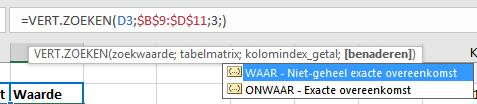 De uitkomst van de formule in kolom E Bij het laatste argument geeft Excel de keus uit WAAR of ONWAAR Het verschil tussen datums berekenen Er zijn twee formules die de datum van vandaag weergeven in