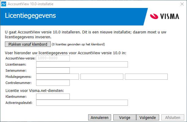 Nieuw in AccountView versie 10.0 4 1. Nieuw in AccountView versie 10.0 In dit document worden de belangrijkste wijzigingen en uitbreidingen in AccountView 10.0 beschreven. 1.1 Over installatie, licenties en Infoline Licentiegegevens invoeren gaat nu nog makkelijker We hebben het invoeren van licentiegegevens vereenvoudigd.